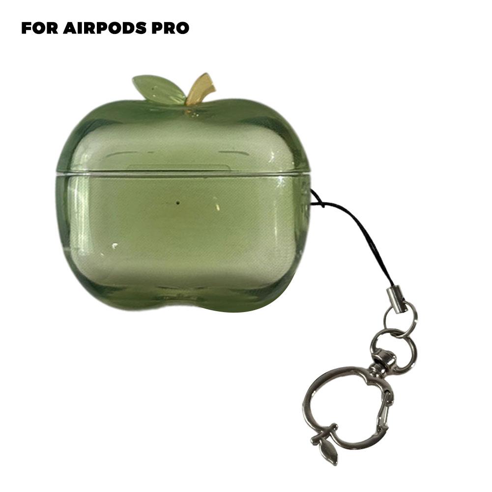 Transparent Red Fruit Airpods Pro 2/1 Earphone Case Tomato Pendant Case Cover for AirPods 1 or 2 3 4 AirPods Pro Pro 2