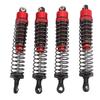 4Pcs RC Shock Absorber Set Damper with Screws 1 10 Remote Control Car Parts Aluminum Alloy 100mm Red