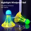 Luminous Badminton Night Outdoor Windproof Ball Durable Cannot Break Night Light High Elasticity Wind Resistance Training Ball