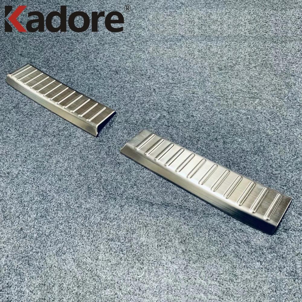 For Toyota Raize  -2024 2025 Steel Car Inner Rear Trunk Bumper Cover Trim Tailgate Door Sill Plate Guard Accessories