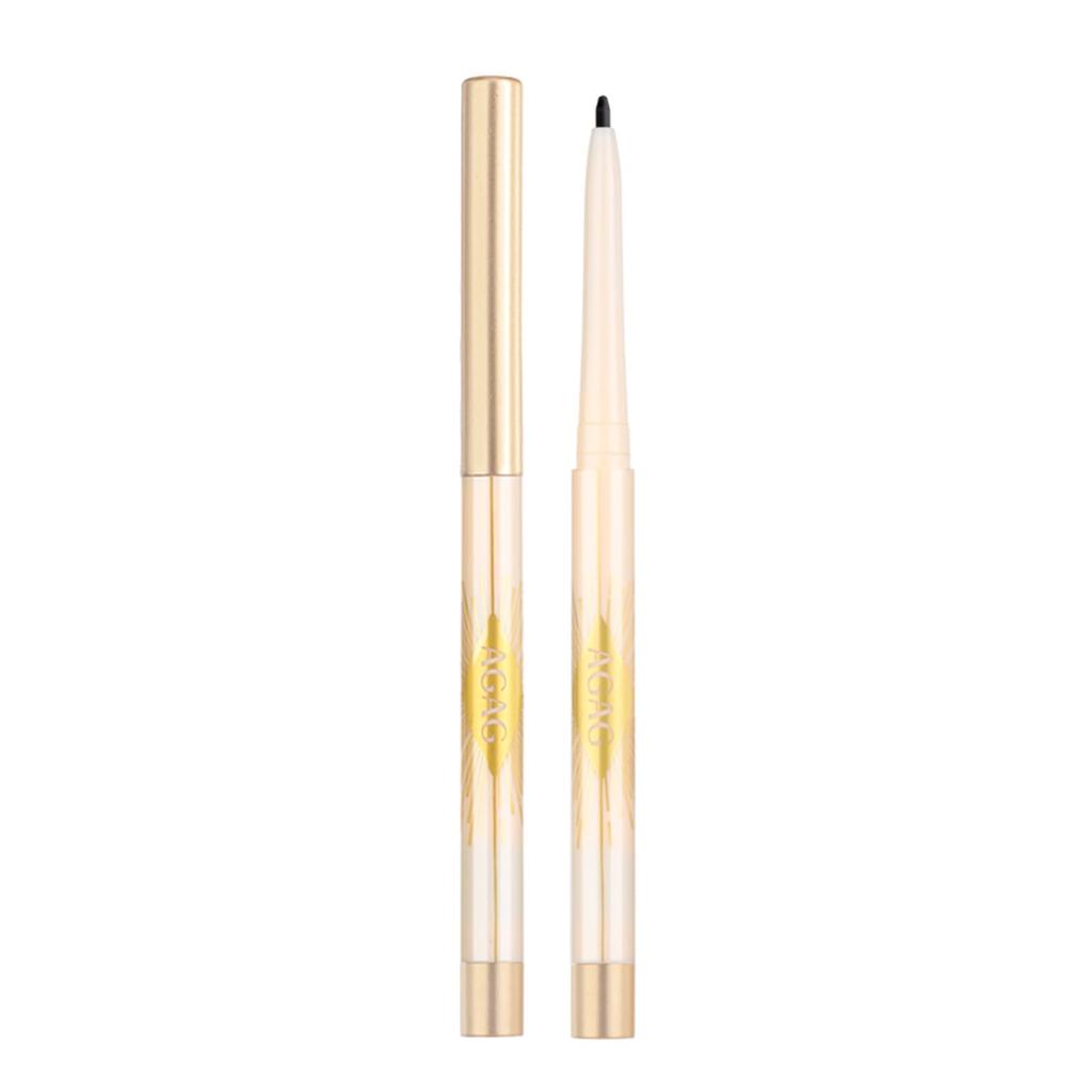 Qin Derdom Eyeliner Pencil Gel Eyeliner in BlackDark BrownWhite. Features a 2mm adjustable tip for creating a long-lasting, smudge-proof, waterproof,