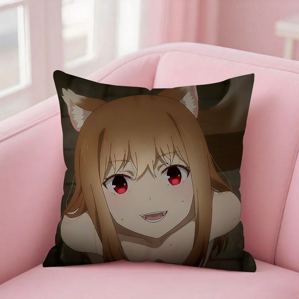 Anime Spice And Wolf Kissenbezug Quadratisch Sofa Mit Kissenbezug Für Den Heimgebrauch