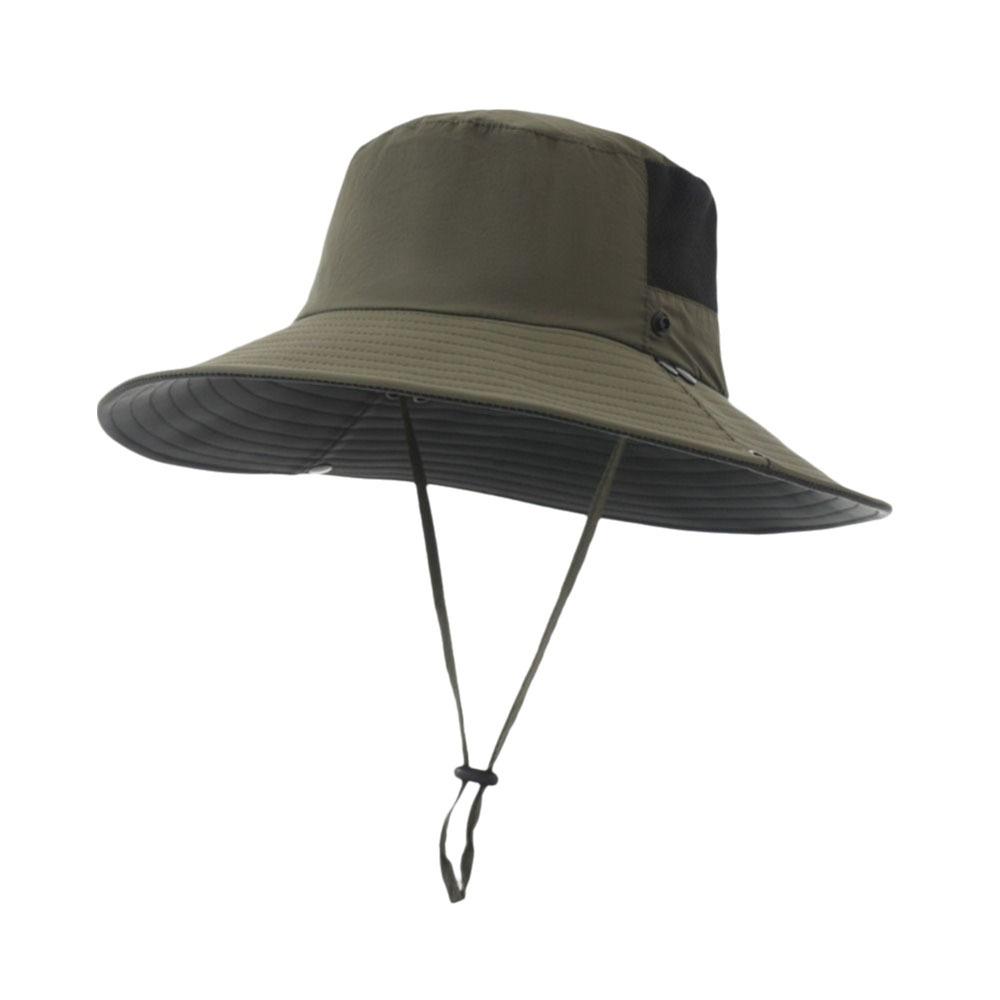 New Quick-drying Bucket Hat Sun Protection Anti-UV Fishing Hats Breathable Camping Hiking Caps Unisex