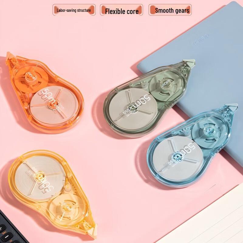 Deli VR50 Effort-Saving Correction Tape 5mmx50m, 10-Pack