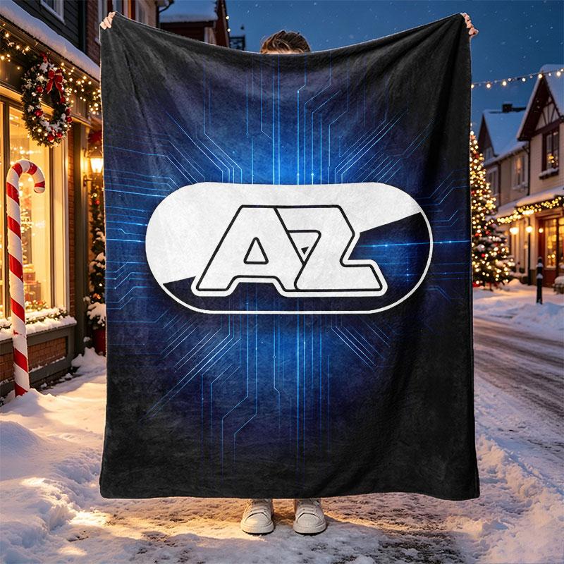AZ Alkmaar Pattern Blanket for Home Decoration, Bed, Sofa, Car Travel, Camping, Suitable for All Seasons, Birthday Christmas Gift