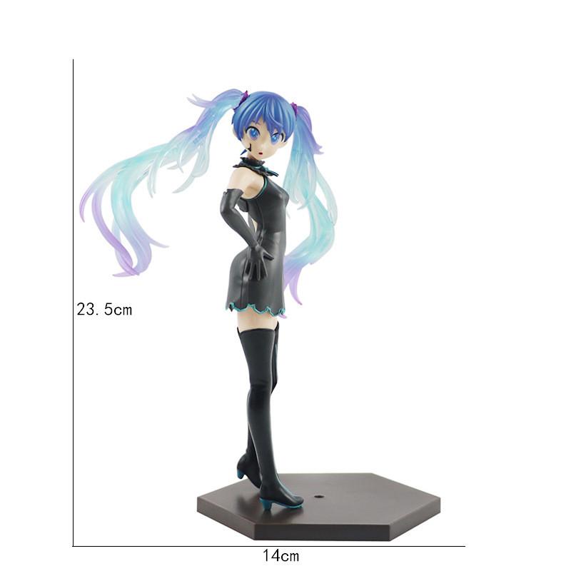 New Christmas theme Hatsune Miku Figure Holding a gift in hand Desktop Anime Handmade Decoration Doll for Fans Collection Gift