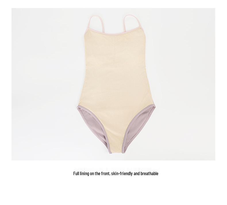 Adult Ballet Dancewear: Color Block Cross Strap Practice & Exam Leotard