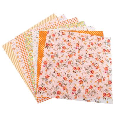 7pcs 50*50cm Cotton Fabric DIY Assorted Squares Pre Cut Bedding Suite Quarters Bundle 3#