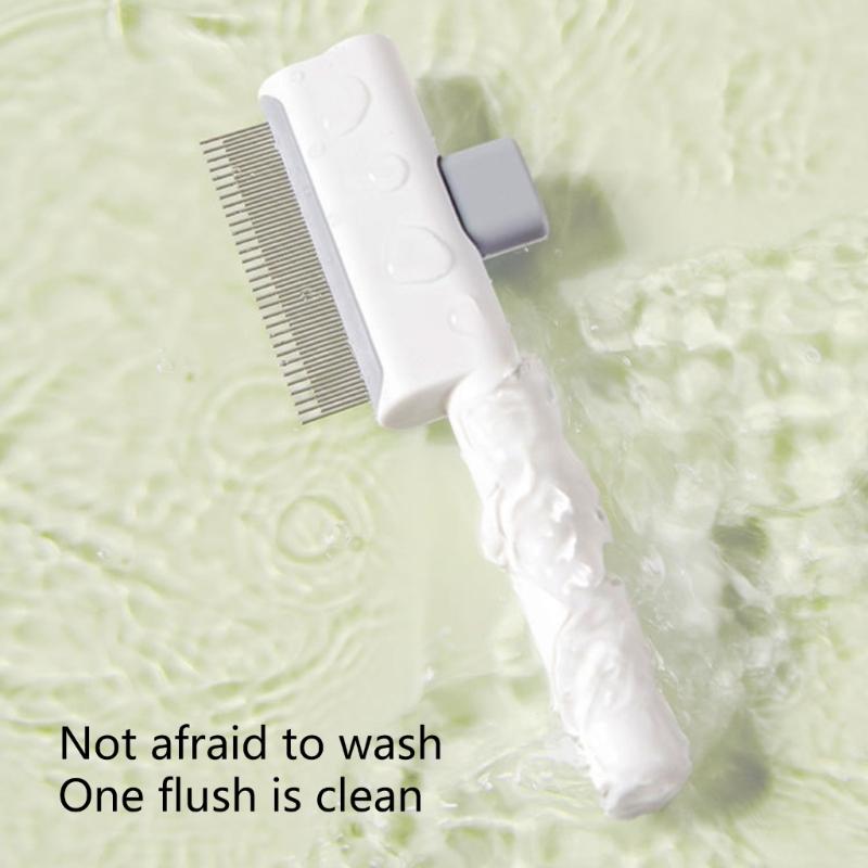 Professional Grooming Comb Fine Tooth Dog Comb Effective Float Hair Remover for Gentle Grooming