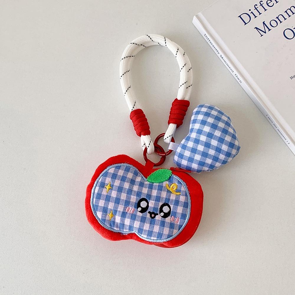Soft Plush Coin Purse Keyring Cartoon Bag Pendant Creative Plush Doll Keychain  Hanging Accessory
