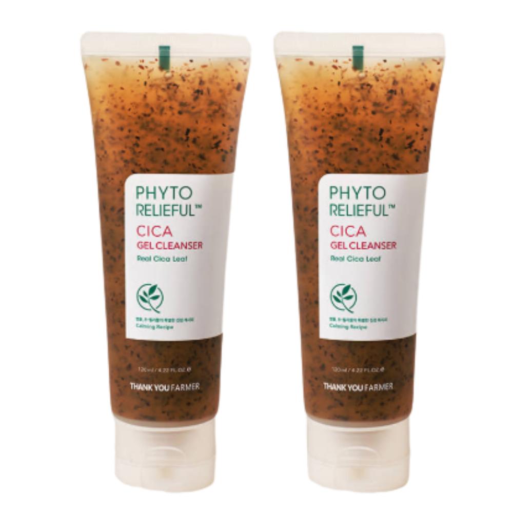 THANK YOU FARMER Phyto Relieff Cica Gel Cleanser Double Set (120ml + 120ml)