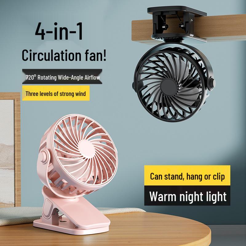 USB Rechargeable Mini Stroller Clip Fan: Portable Outdoor Fan