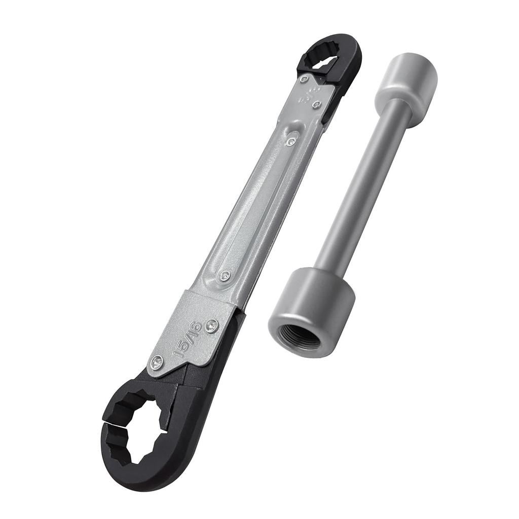 Angle Stop Wrench Set Professional Ni Plated Steel Plumbing Wrench Angle Stop Removal Tool
