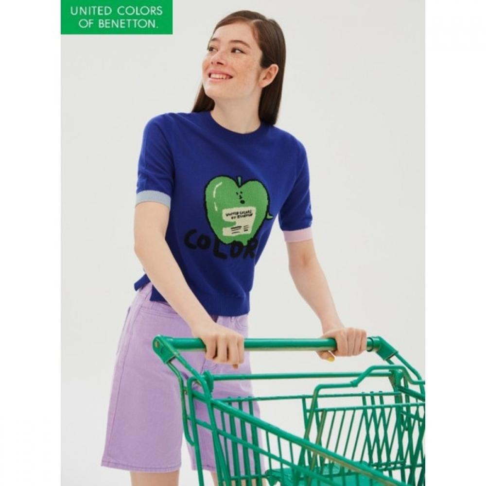 

Benetton Tukata Apple Slim Fit Knit Bakpb4431 PK/OS