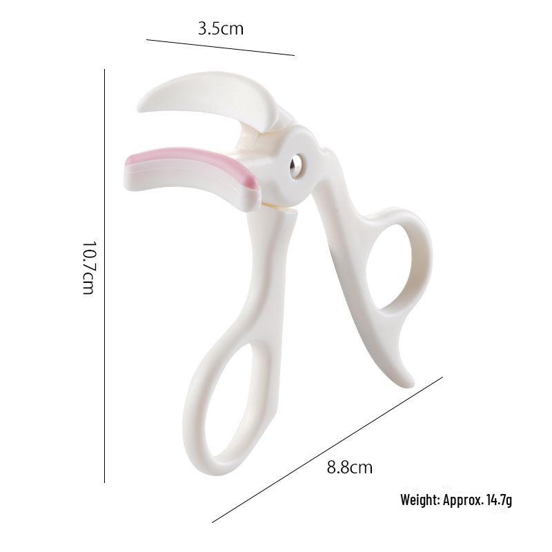 Wide Angle Portable Sunflower Eyelash Curler - Perfect for Beginners, Frame-Free Design, No Pinching