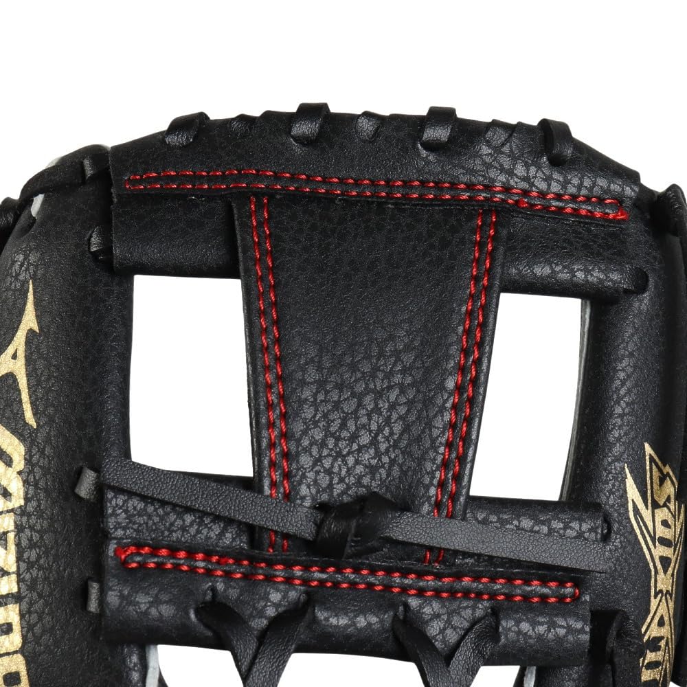 Mizuno Wild Kids Size Black Baseball/Softball Kids' All-Around Baseball 5S, 1AJGY339,