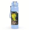 1PC Green Alien Fantasy Retro Grunge Print 750ml Portable Sports Water Bottle Leakproof Gym Outdoor Travel Drink Cup