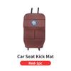 Leather Car Universal Full-Coverage Kick Pad Storage Pouch Auto Accessories For VW Scirocco Jetta Passat Tiguan Sharan Touran
