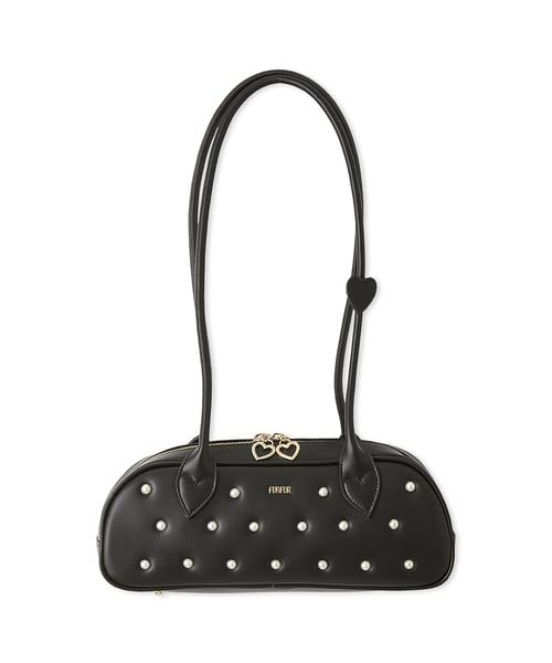 

Furfur Жемчужный Горошек Широкая Бостонская Сумка RWGB251504 Черный Женская чёрный