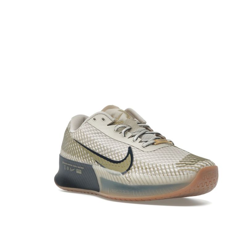 Nike Court Air Zoom Vapor 11 Premium Jaime Paris Collection Men Sneakers Brown Sanddrift Thunder-Blue FN4735-101