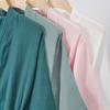 Plain Color Thin Bathrobe Cotton Double Layered Washed Gauze Women's Yukata Kimono Style Women's Nightgown