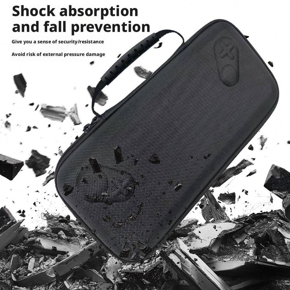 For ROG Box Ally/X EVA Travel Protective Case,Anti-scratch Zipper Handbag Travel Carrying Bag,Hard Shockproof Carrying Mesh Pock