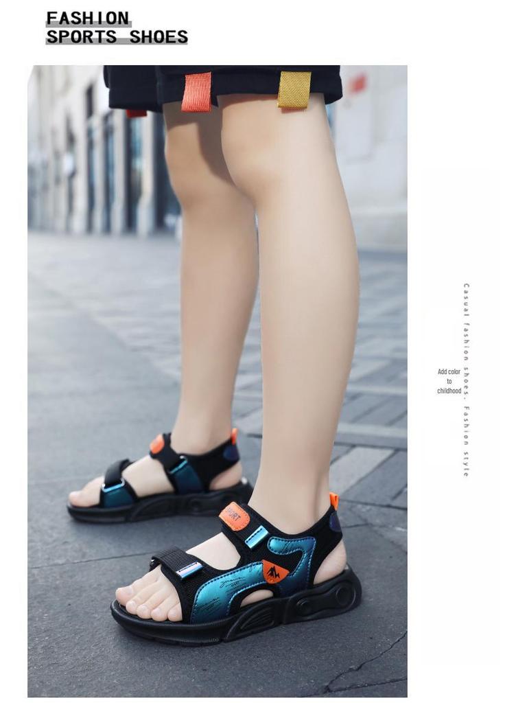 2025 Boys' Non-Slip Soft Sole Sports Beach Sandals for Kids