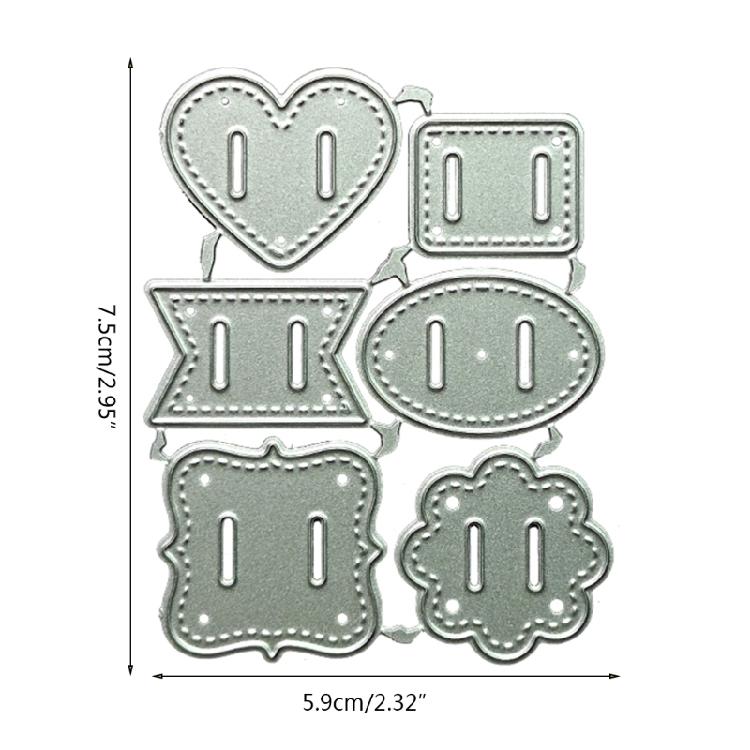 Buckle Cutting Dies Metal Stencil Template Mold Home School Handmade