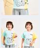 Yellow Duck Children's Wear 2026 Summer Boys and Girls Color Blocked Printed Short T-shirt Fashion Short Sleeve