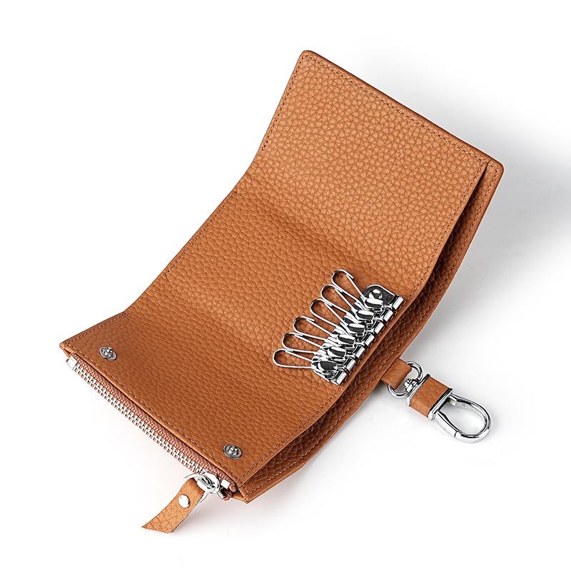 Genuine Leather Multifunctional Key and Coin Holder for Men and Women