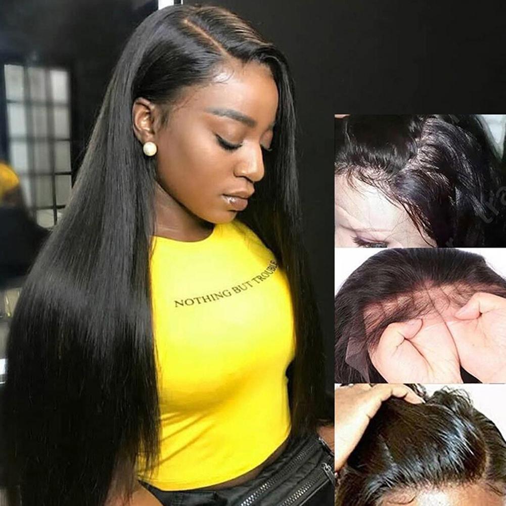 Buy Resistant Black Long Straight Women Heat Synthetic Hair Wig