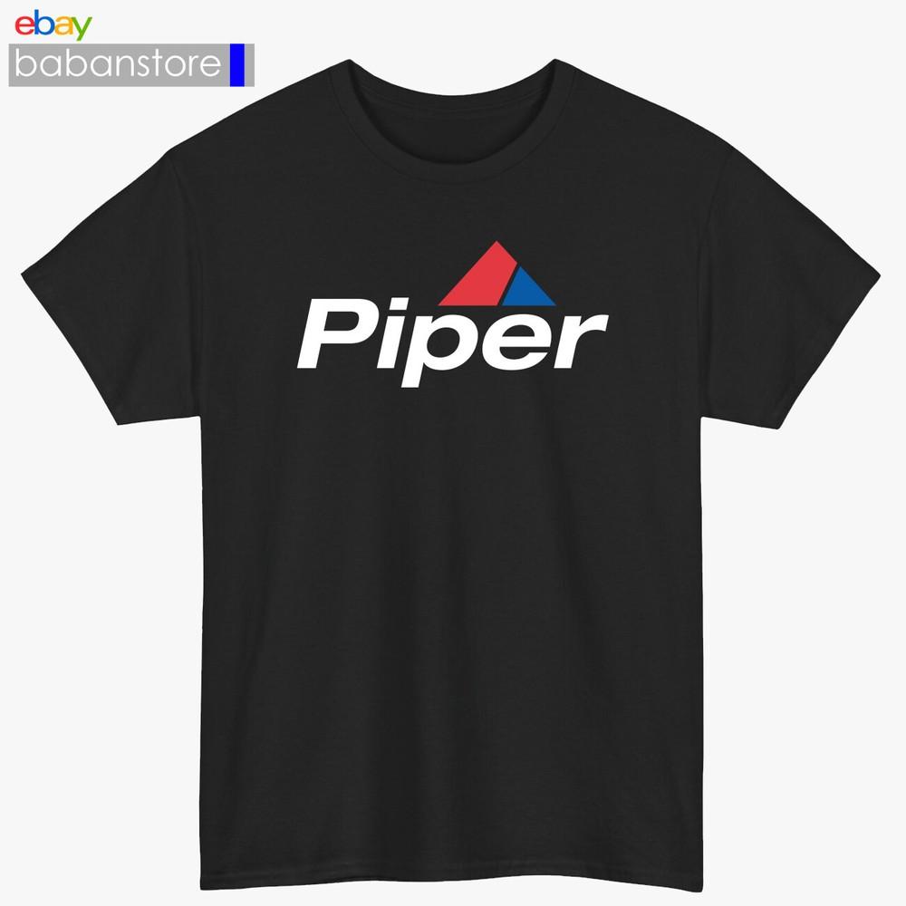 Piper Aircraft Logo Black/White/Gr<wbr/>ey/Navy/Red/Li<wbr/>ght Blue TShirt S5XL Unisex T-Shirt