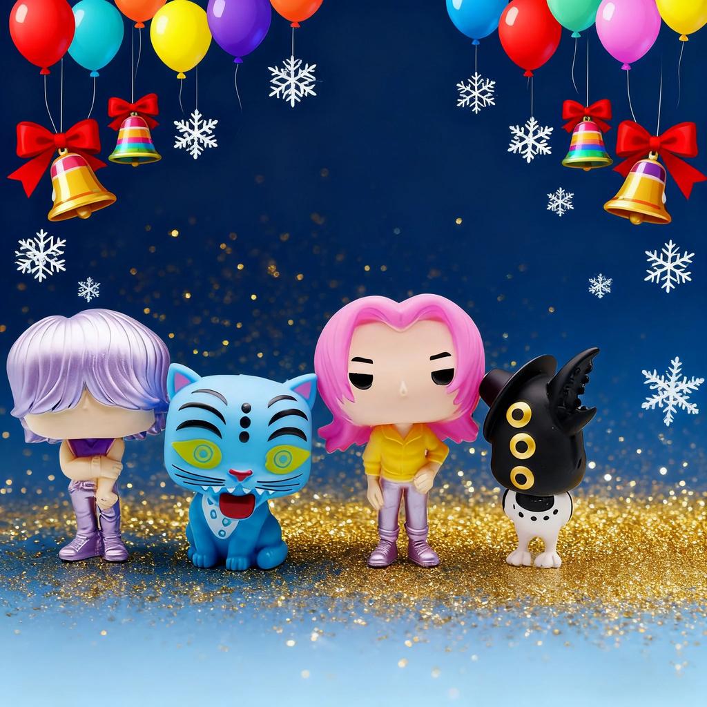 Anime Kpop Demon Hunters Figure Model Toy Cartoon Gaming Peripherals Desk Decoration Collection Figures Model Toy For Kid Gift's