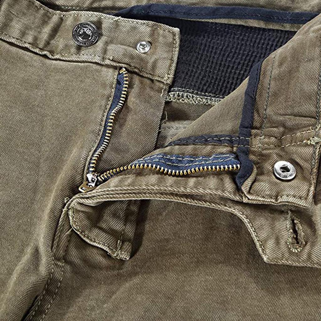 Herren-Jeanshose für Motorräder mit Armor, einschließlich Knie- und Hüftschutz