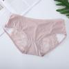 Erotic Panties Sexy Briefs Women Butt Lift Mid Waist Racerback Hollow Out Lace Women's Lingeries Boudoir Breathable Ice Silk Underwear