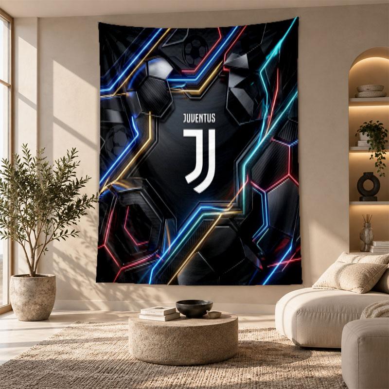 Dekoratives Wandbehang, Juventus FC Aufdruck Wandkunst, Leichte Wanddekoration Für Schlafzimmer Hintergrund