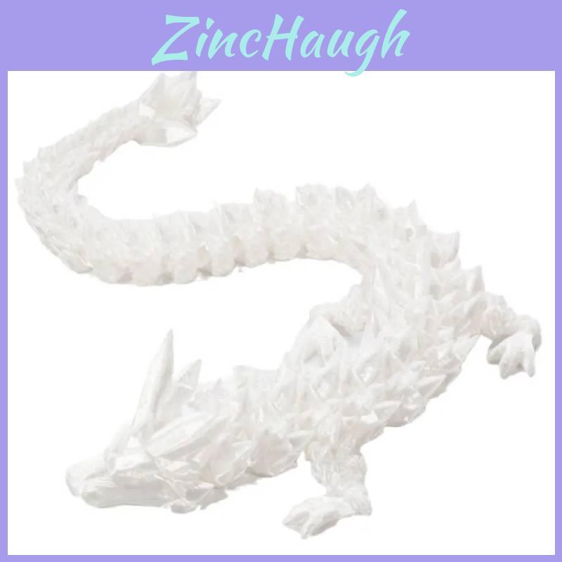 Stunning 3d Printed Crystal Winged Dragon Night Light Modern Art Home Decor 23cm