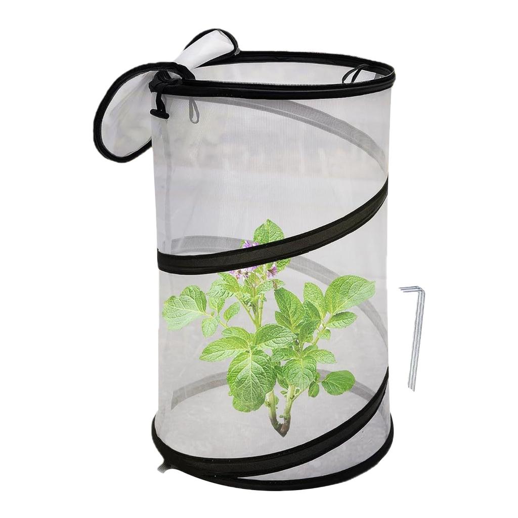 Portable Polyester Plant Net Cover Shelter Foldable Design Easy To Store Transport Shield Vegetables From Birds Insect