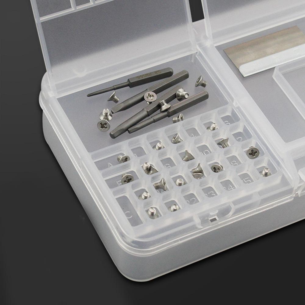 Double Layer Component Containers PP Storage Box Holder Tool Organizers Box Component Storage