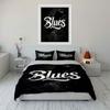 "Blues logo with texture." Bedding sets Duvet cover sets Duvet covers Pillowcases(1 * Duvet Cover 2 * Pillowcases, without duvet insert)