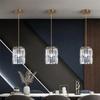 Luksusowa lampa wisząca z pojedynczą głowicą do oświetlenia nocnego Żyrandol do jadalni Nadaje się do wszystkich żarówek E14 Korytarz Bar Oprawy oświetleniowe
