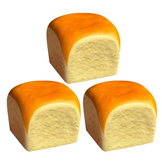 Slow Rebound Toy Hawaiian Bread Squeeze Toy Soft Slow-Rising Stress Relief Fidget Toy Realistic Bread Decompression Gadget for Kids Adults
