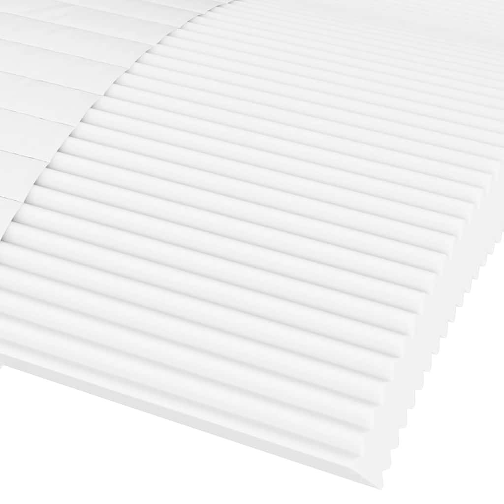 Vidaxl Materac Piankowy, Biały, 160X210 Cm, Twardość H2/H3