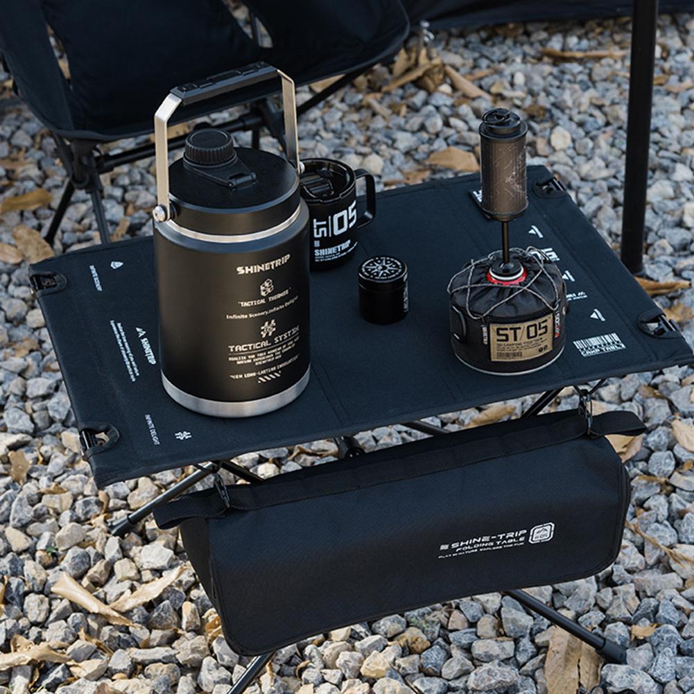 Lightweight Picnic Table Aluminum Alloy Portable Camping Table Large Capacity Barbecue Cooking Table for Outdoor Picnic Fishing