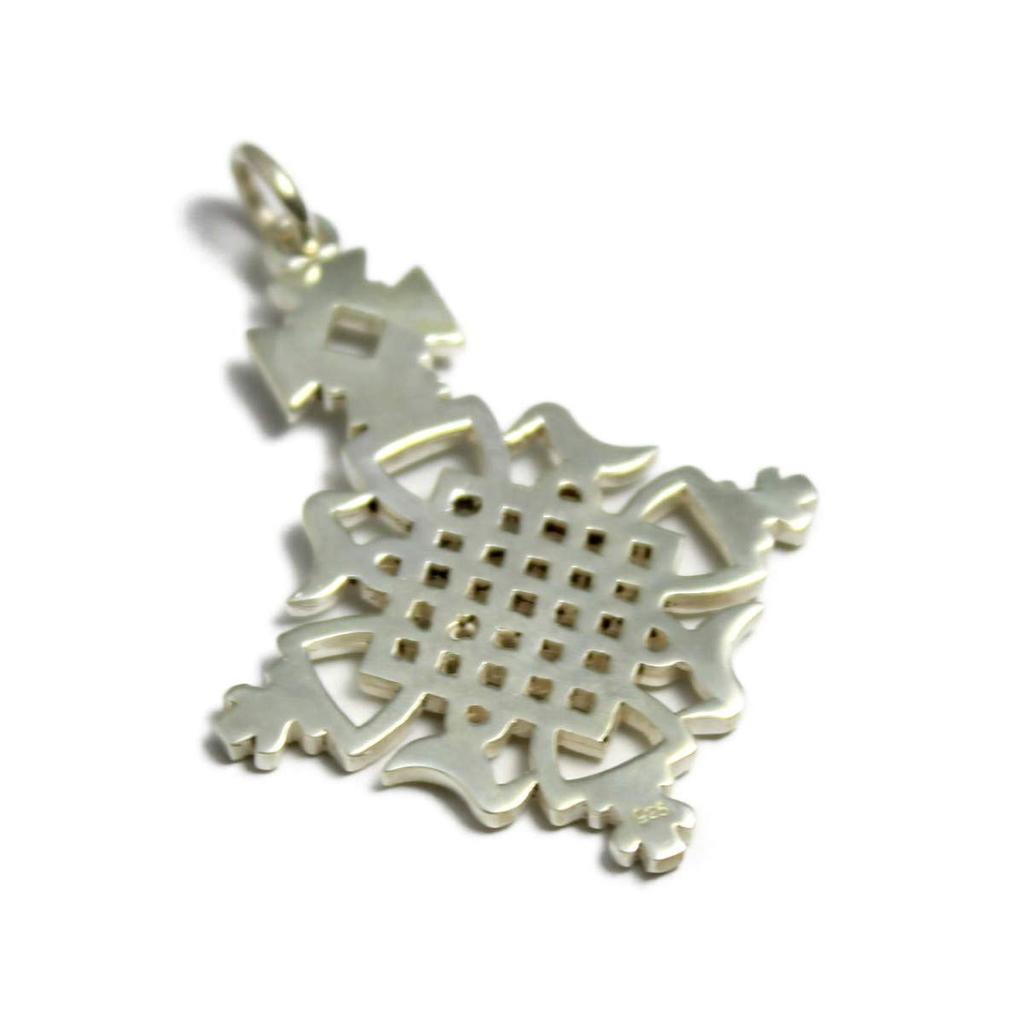 African Ethiopian Cross Accessories Cross Silver 925 Pendant