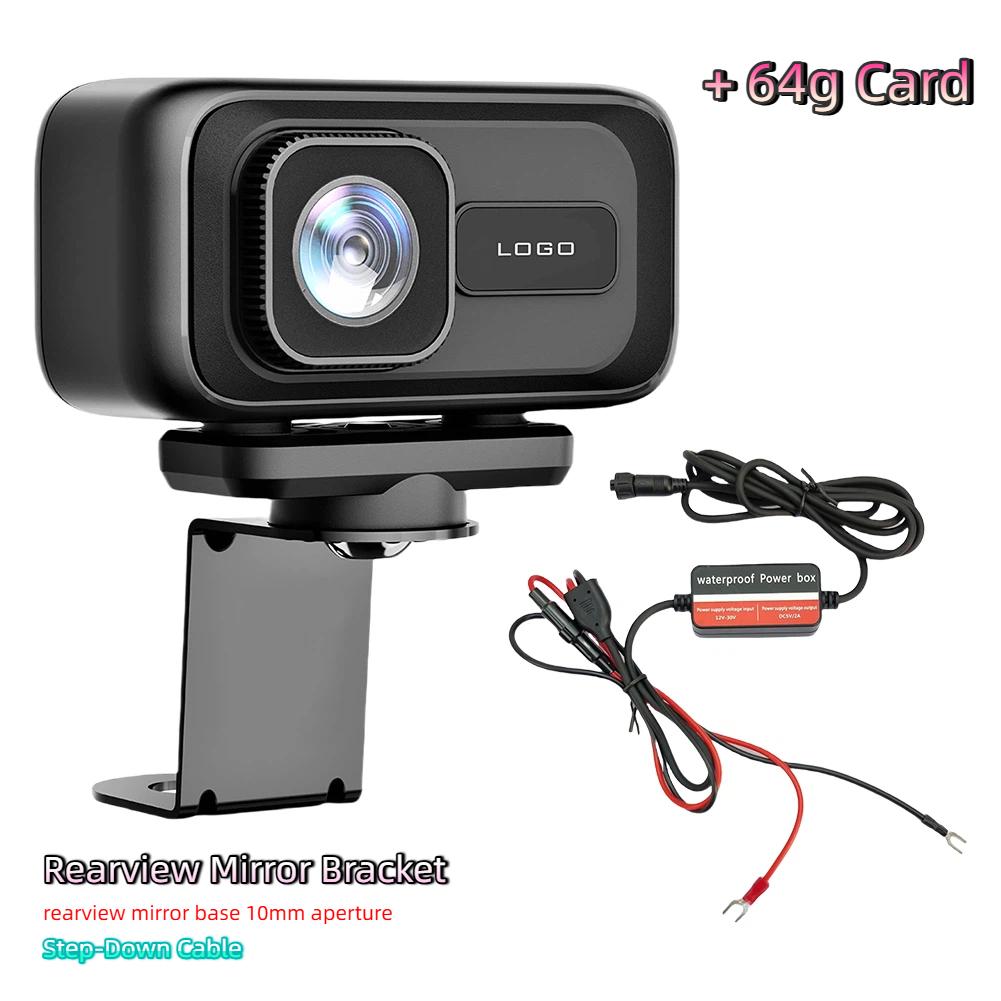 New Waterproof Motorcycle DVR Dashcam, Suitable for Racing Motorcycles.
