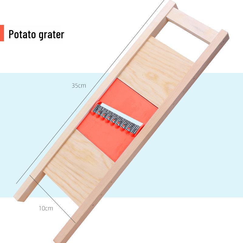 Potato Grid Wave Slicer & Scraper – Household Knife for Potato Chips.