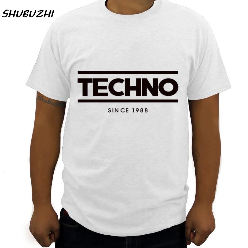 Drop Shipping Summer Men T-shirts Detroit Techno 1988 Hip Hop Printed T Shirt Cotton  Brand Mens Tee Shirt Short Sleeve