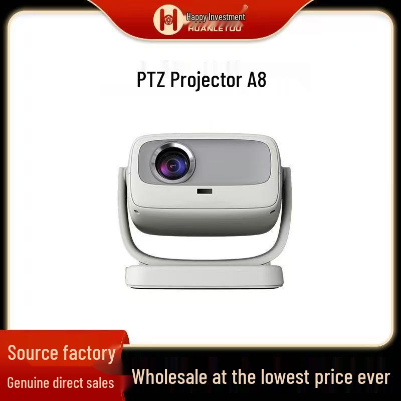 

A8 Smart Wireless Home HD Projector - Portable Screen Mirroring Theater A8 Electric Focus сірий колір