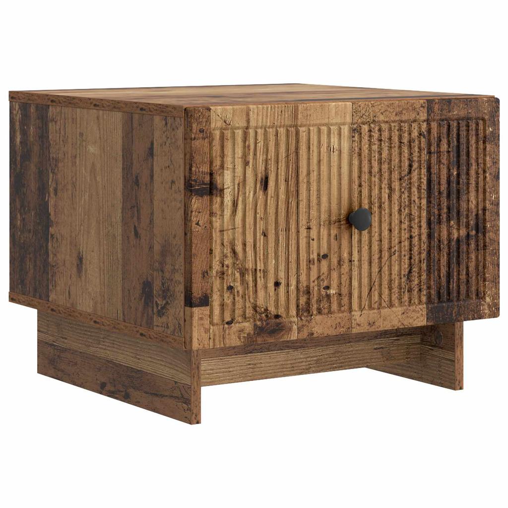 Coffee Table with Drawers Reclaimed Wood Look 49 x 50 x 40 cm Particleboard